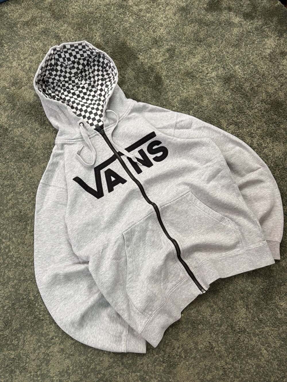 VANS Graphic Pullover Hoodie Sweatshirt Cotton Sz S SUPER CLEAN